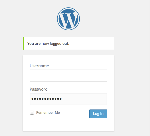 wordpress admin