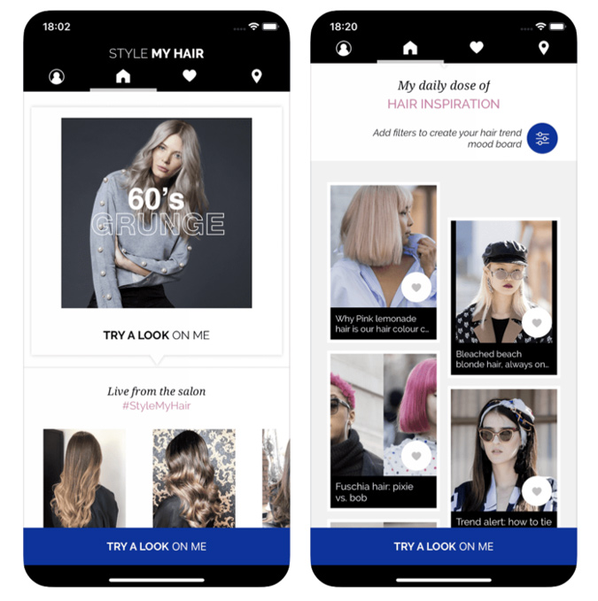 AR Mobile App Trends Loreal