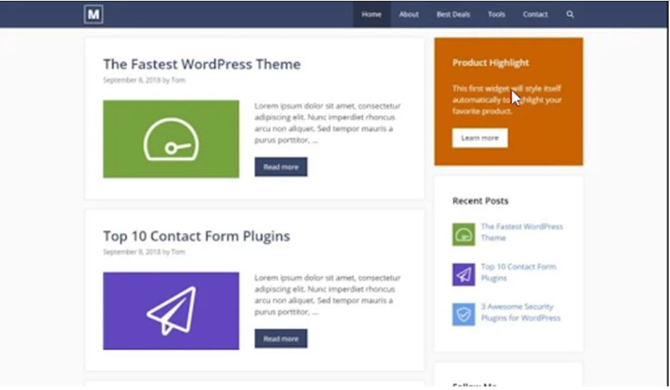 GeneratePress theme