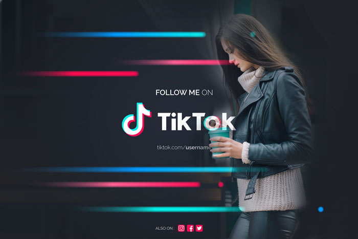 Tiktok lady on phone