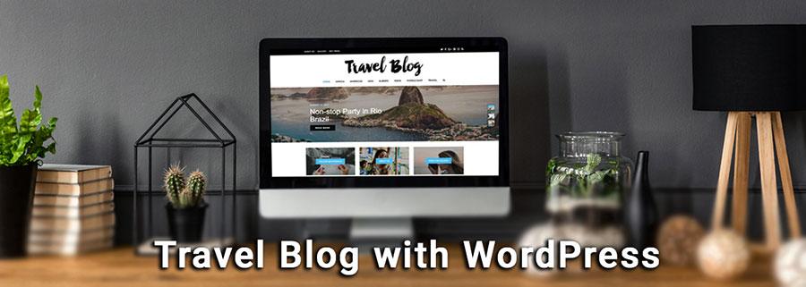 Travel blog on WordPress