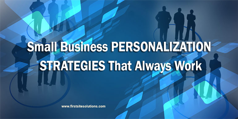 personaliztion strategies for small business