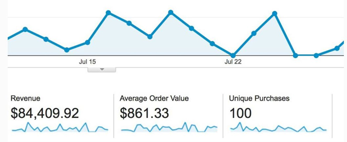 website ROI google analytics