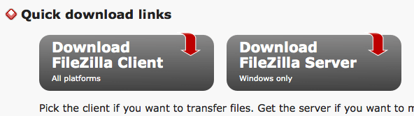 download filezila client.