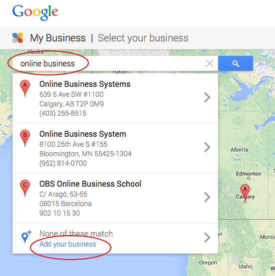 google places add your business