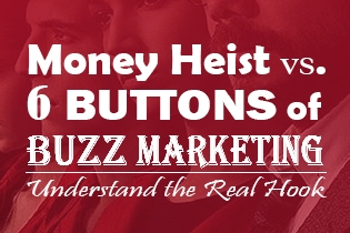 Money Heist vs. 6 Buttons of Buzz Marketing – Understand the Real Hook