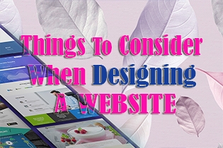 Things To Consider When Designing A Website [Infographic]